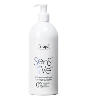 Ziaja Sensitive Gel limpiador rostro y cuerpo para pieles sensibles 400ML