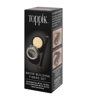 Toppík Brow Building Fibers Set - Light Brown