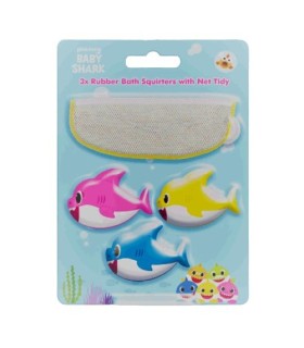 Baby Shark bath squirter blister pack