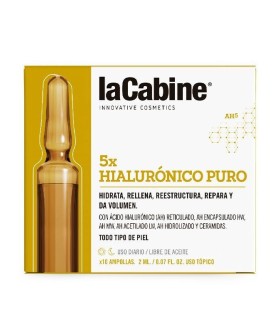 LACABINE - AMPOLLAS HIALURÓNICO PURO x5 10x2ml